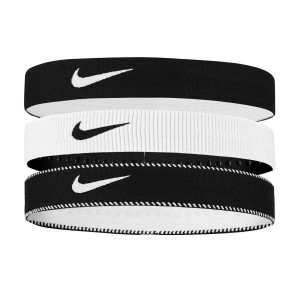 Szeroka opaska na głowę Nike Flex Classic (x3)