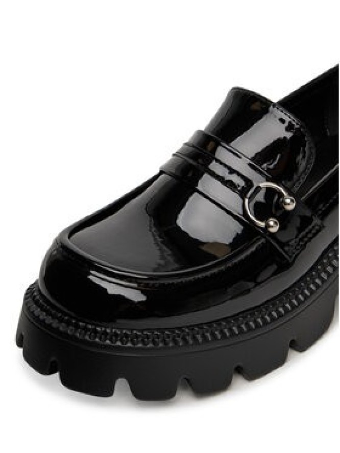 DeeZee Loafersy HLD-2016-1 Czarny