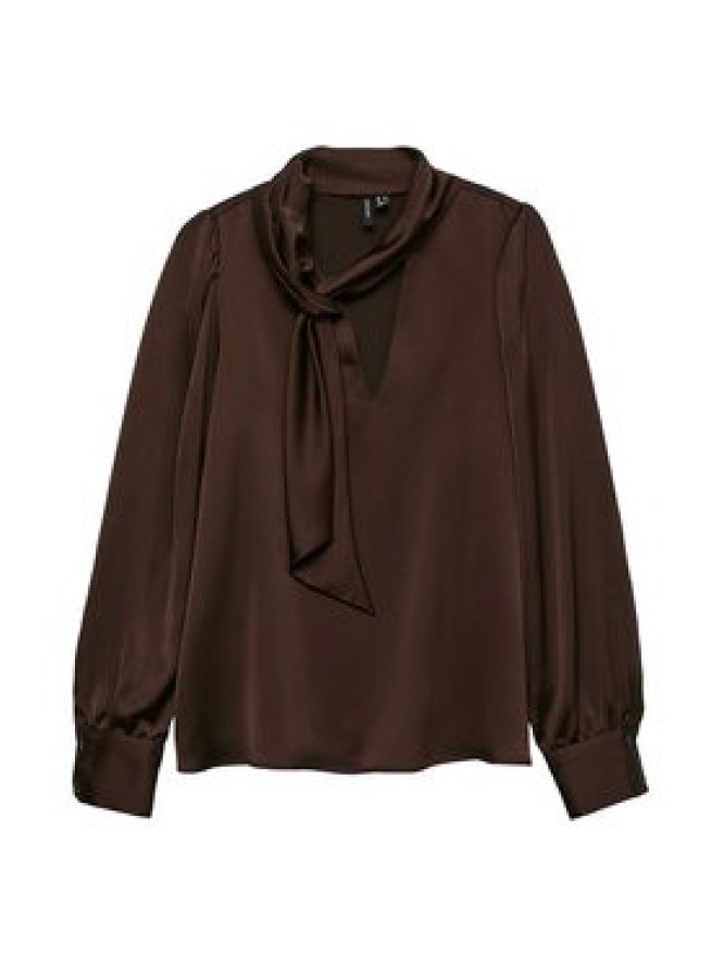 Vero Moda Bluzka Nini 10336252 Brązowy Standard Fit