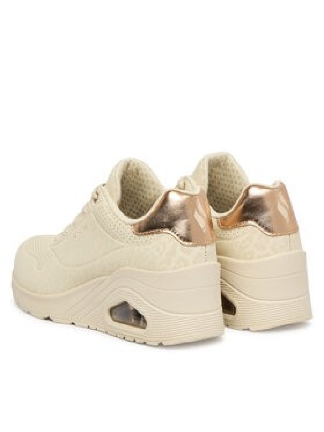 Skechers Sneakersy Uno Wedge - Safari Daze 177521/OFWT Beżowy
