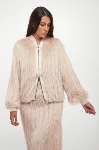 Kurtka damska z frędzlami PESERICO