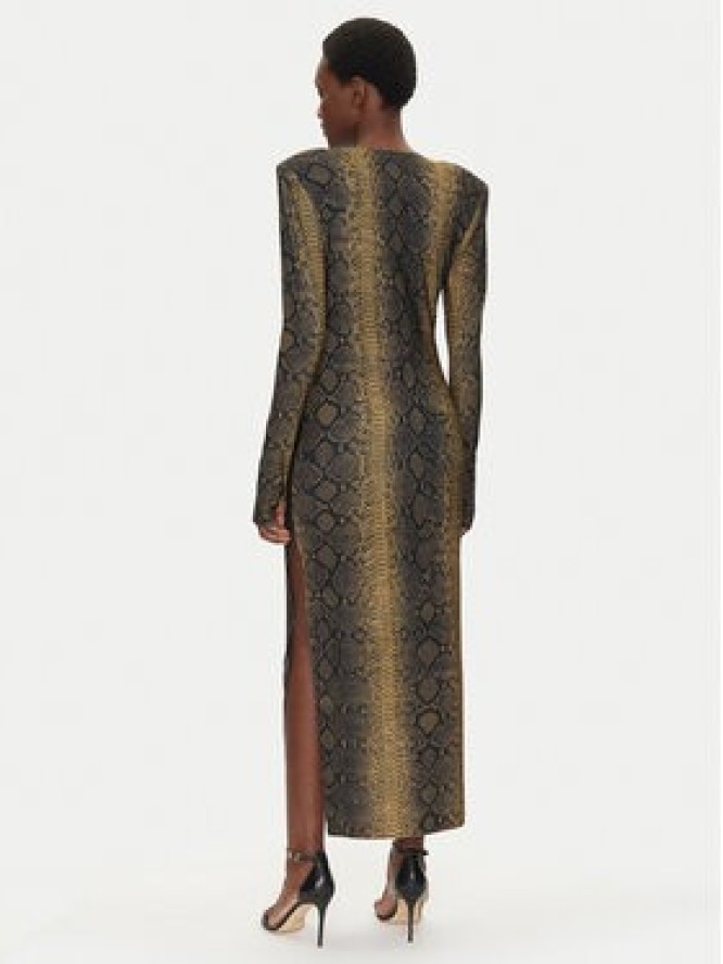 NORMA KAMALI Sukienka codzienna KK4243PLC27302 Brązowy Slim Fit