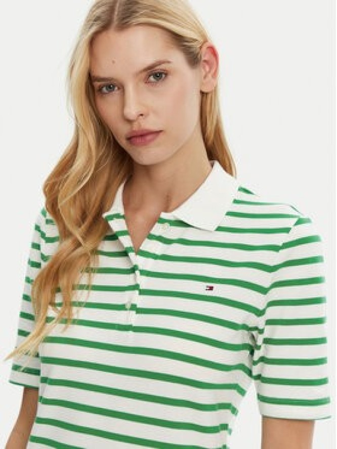 Tommy Hilfiger Polo 1985 WW0WW43224 Zielony Regular Fit