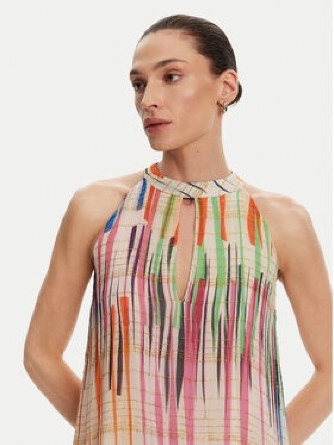 LOLA CASADEMUNT Sukienka letnia LS2516027 Kolorowy Relaxed Fit