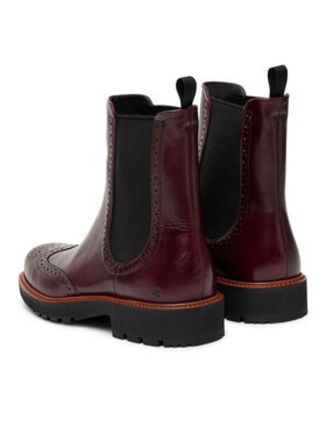 ECCO Botki 23288361291 Bordowy