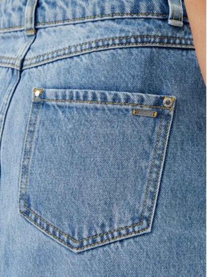 Morgan Spódnica jeansowa 251-JROMA Niebieski Regular Fit