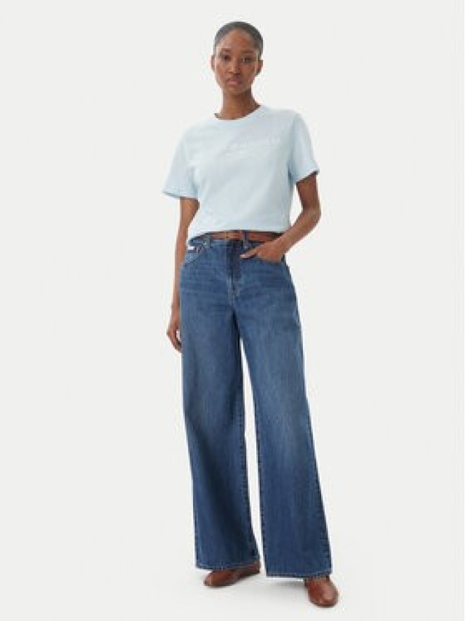 Tommy Hilfiger T-Shirt WW0WW40276 Niebieski jasny Regular Fit