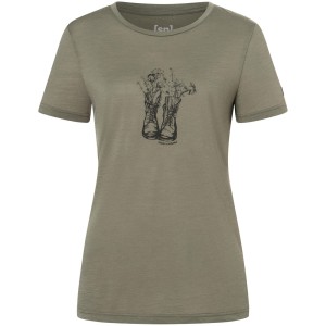 Koszulka z krótkim rękawem damska SUPER.NATURAL W Flower Boots Tee