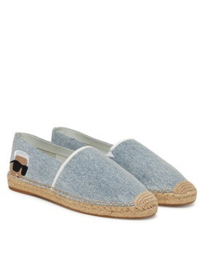 KARL LAGERFELD Espadryle KL80111 Niebieski