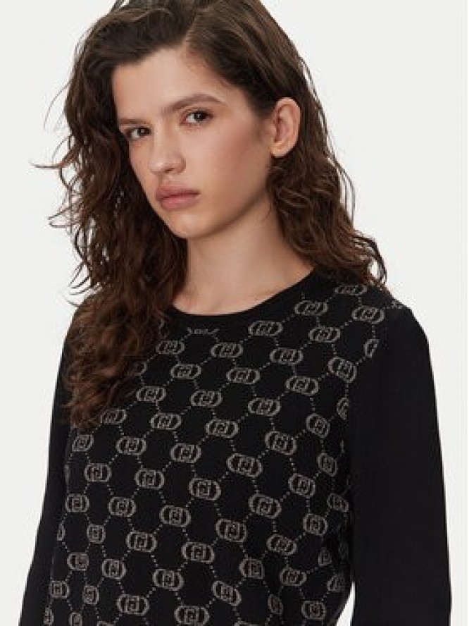 Liu Jo Sport Sweter TF4228 MS63L Czarny Regular Fit