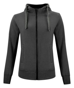 clique Classic Hoody Full Zip Women – damska bluza z kapturem anthracite