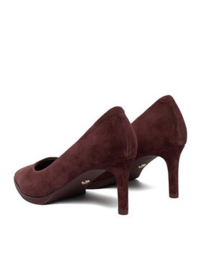 GINO ROSSI Szpilki EO-INTI-2635-1 Bordowy