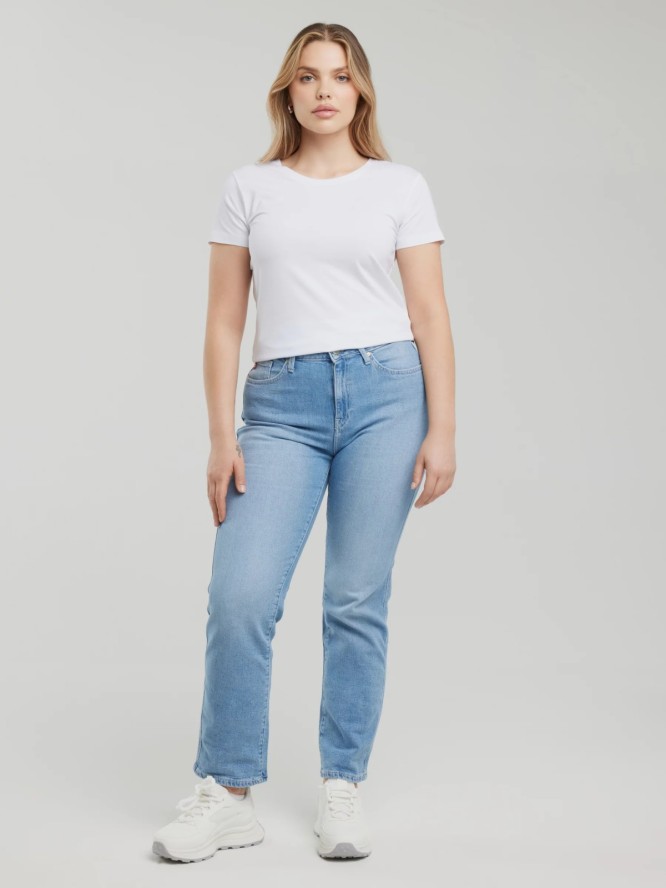 Koszulka damska z bawełny supima biała Supiclassica 101