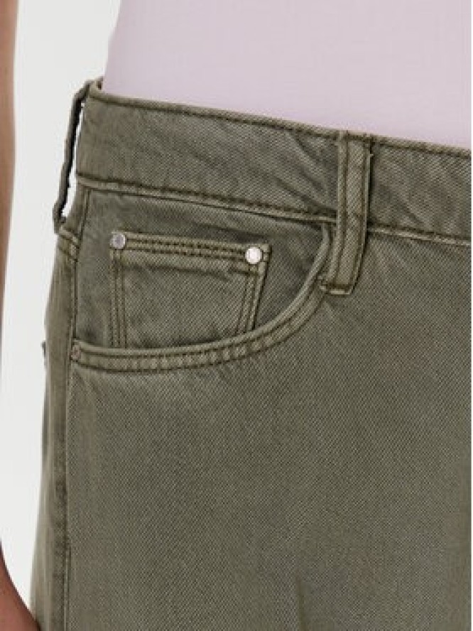 Guess Jeansy W5RA96 WFD53 Zielony Palazzo Fit