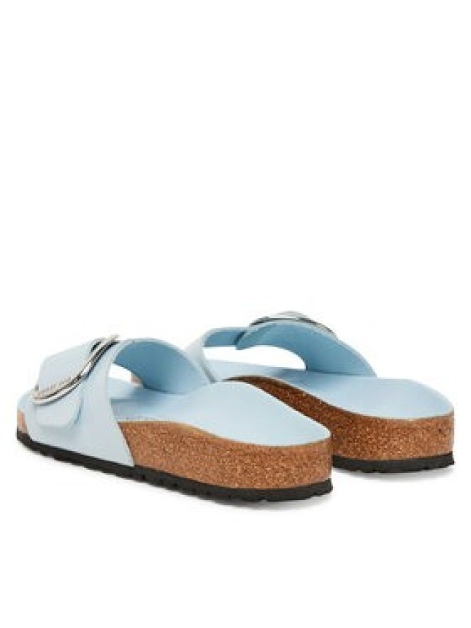 Birkenstock Klapki Madrid Big Buckle Hex 1030364 Błękitny