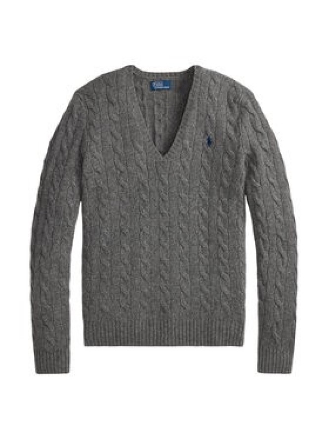 Polo Ralph Lauren Sweter 211971866500 Szary Slim Fit
