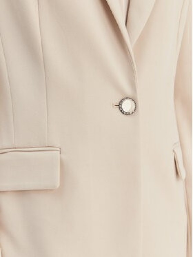 Guess Marynarka W6RN54 KCMU2 Beżowy Regular Fit