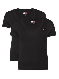 Tommy Jeans Komplet t-shirtów DW0DW21367 Czarny Slim Fit