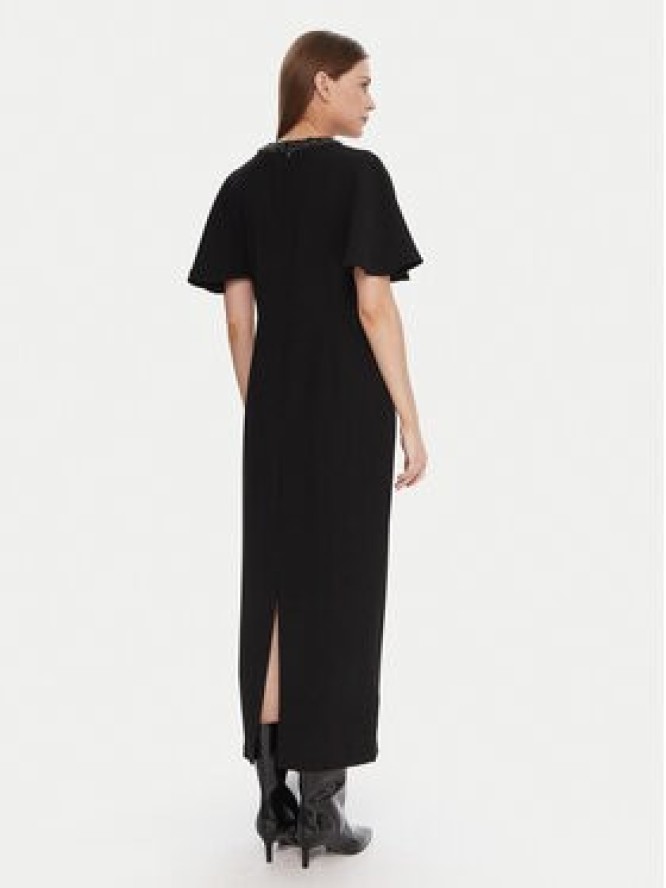 Lola Casademunt by Maite Sukienka koktajlowa MF2516012 Czarny Regular Fit