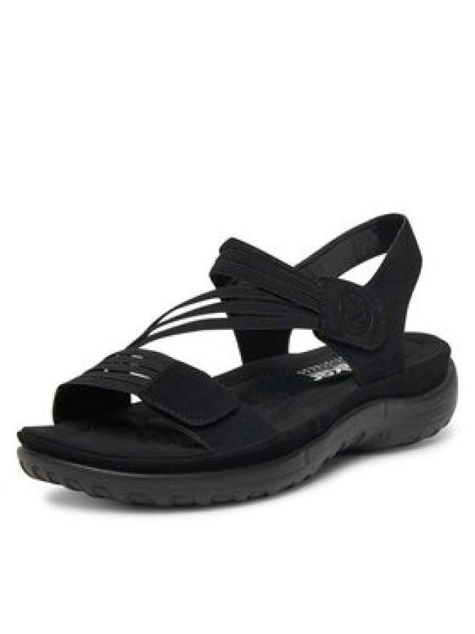 Rieker Sandały 64870-02 Czarny