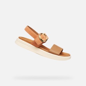 Sandały GEOX D XAND 2S Pomarańczowy