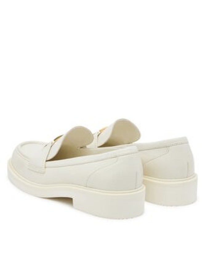 Guess Loafersy FLPSHU LEA14 Écru