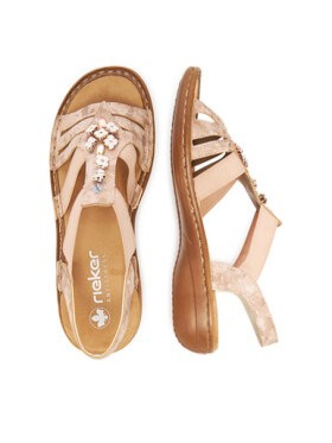 Rieker Sandały CEO-60855-31 Różowy