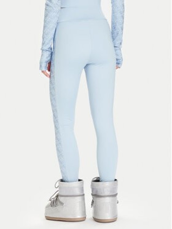 Guess Legginsy W5BB72 K7182 Błękitny Slim Fit