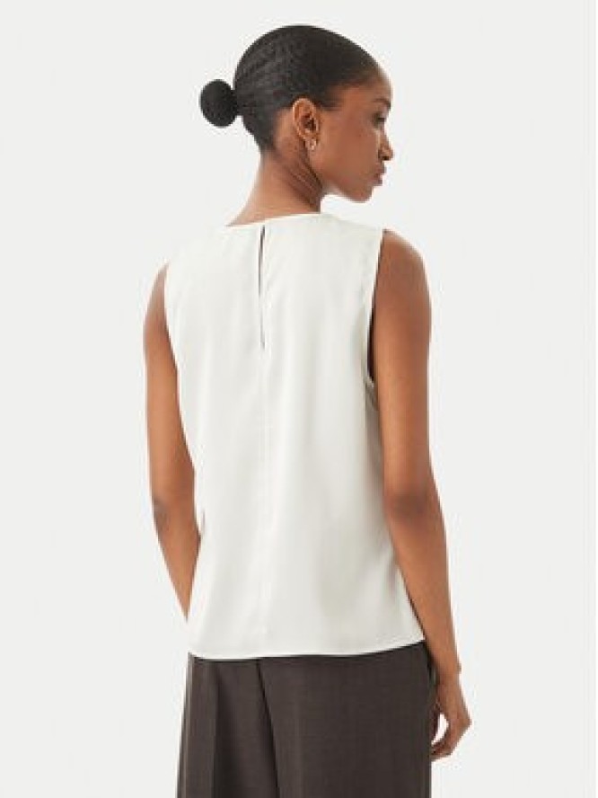 Calvin Klein Bluzka LV044F144G Biały Regular Fit