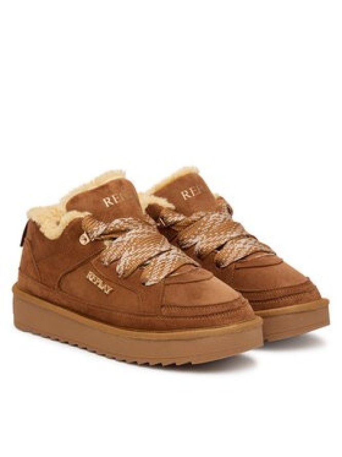 REPLAY Sneakersy GWF6H .000.C0207T Brązowy