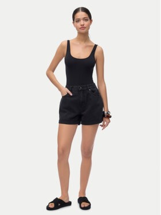 Vero Moda Szorty jeansowe Zuri 10279493 Czarny Regular Fit