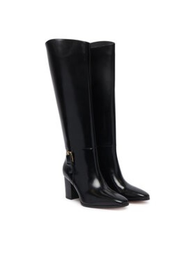 LAUREN RALPH LAUREN Kozaki Rlyn Bk T Hl Bo Tal 802P12879001 Czarny