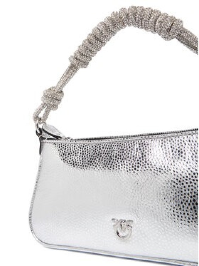 PINKO Torebka Half Moon Baguette Mini AI 25-26 PLTT 105915 A2WD Srebrny
