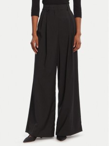 Weekend Max Mara Spodnie palazzo Adelfi 2525136072 Czarny Wide Leg