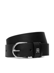 Tommy Hilfiger Pasek Essential Effortless 3.0 Sv AW0AW18688 Czarny