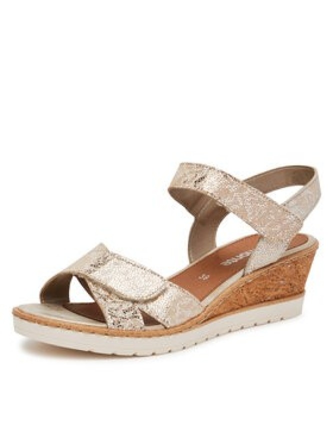 Remonte Sandały R6252-91 Złoty