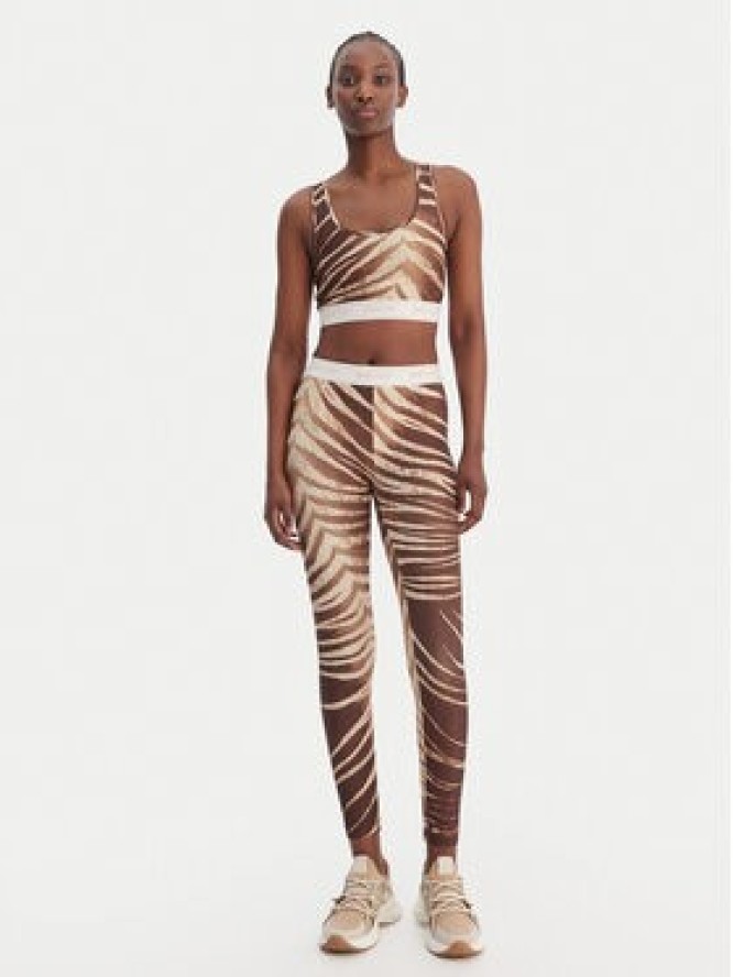 Just Cavalli Legginsy 80PAC100 JS558 Brązowy Skinny Fit
