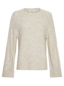 MOSS COPENHAGEN Sweter "Ceara Hope" w kolorze beżowym rozmiar: M/L