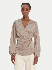 Guess Bluzka W6RH47 W2612 Beżowy Regular Fit