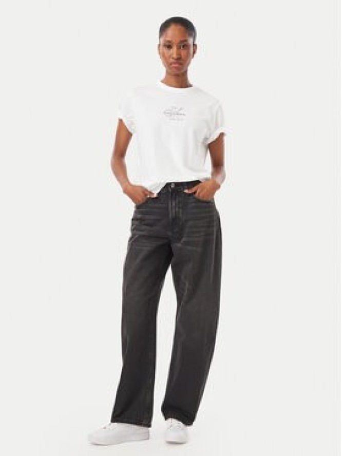 Calvin Klein Jeans Jeansy LV047F686G Czarny Barrel Fit