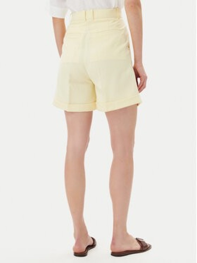 Tommy Hilfiger Szorty materiałowe WW0WW44767 Żółty Regular Fit