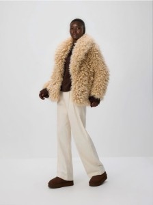 Zamszowe śniegowce - ciemnobrązowy