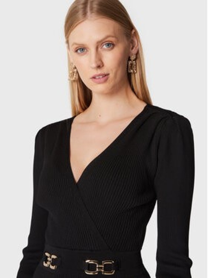 Morgan Sukienka koktajlowa 222-RMBIZ Czarny Slim Fit