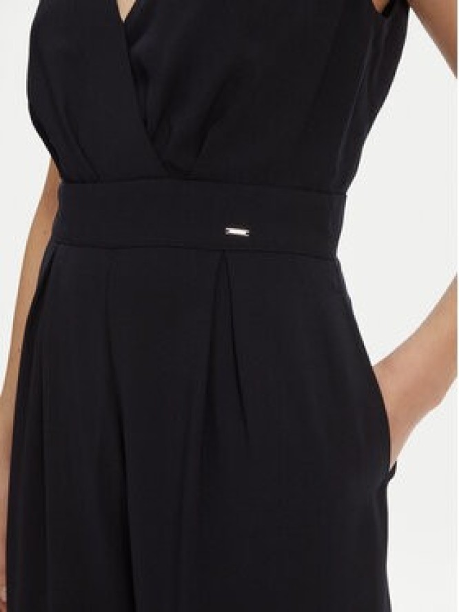 Morgan Kombinezon 241-POEMA Granatowy Wide Leg