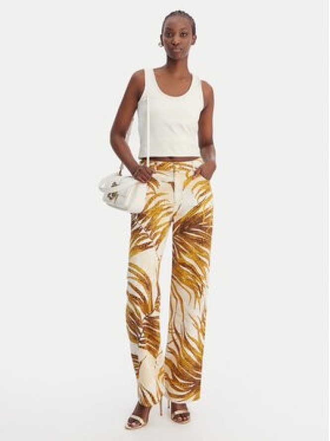 Just Cavalli Jeansy 80PAB5L8 CESCB Écru Loose Fit