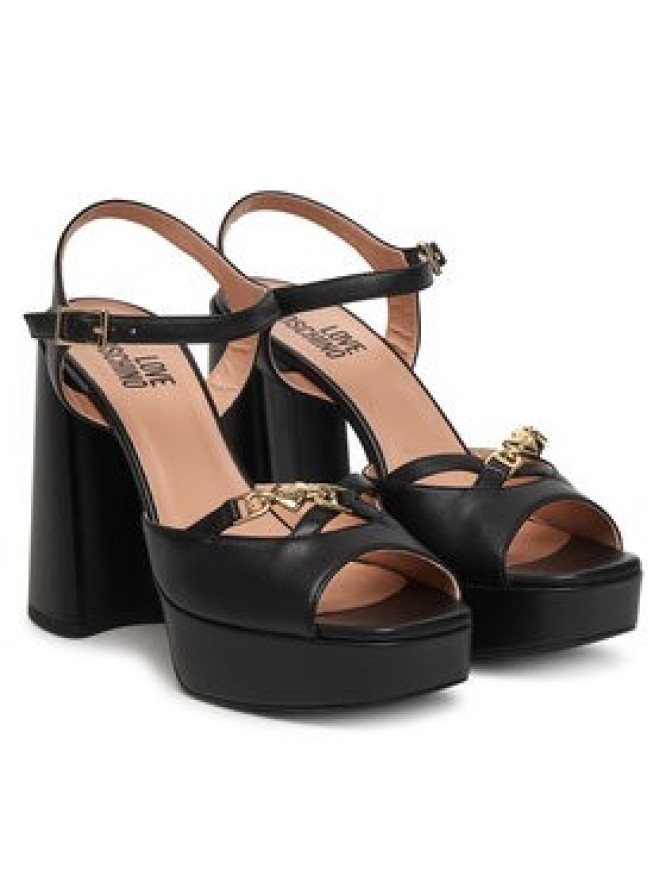 LOVE MOSCHINO Sandały JA1604CG1OIE0000 Czarny