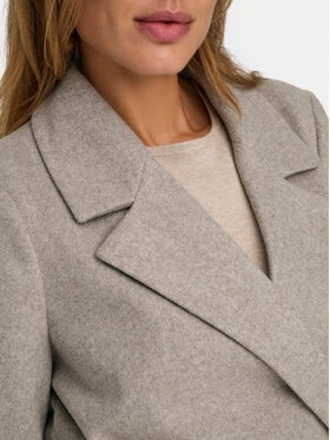 ONLY Płaszcz przejściowy Alvilda 15314362 Beżowy Regular Fit