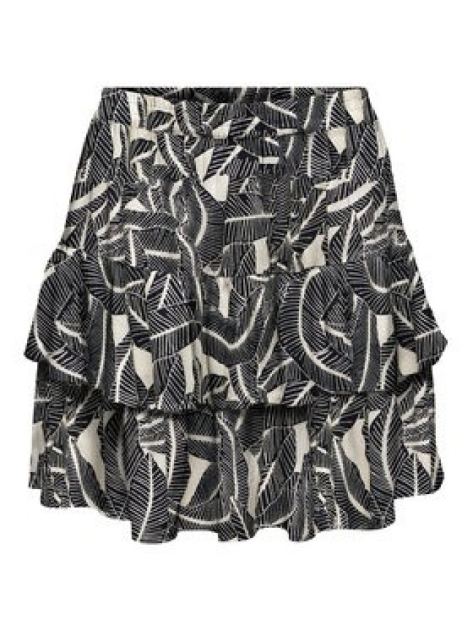 ONLY Spódnica mini Nova 15372459 Szary ciemny Regular Fit