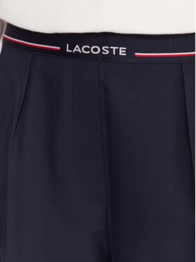 Lacoste Spodnie materiałowe HF5307 Granatowy Relaxed Fit