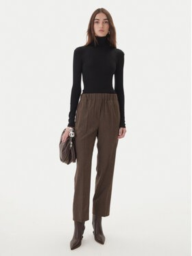 Weekend Max Mara Golf Teseo 2525946052 Czarny Slim Fit